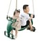 Playberg Plastic Double Glider Playground 2 Person Swing, Green QI003582G - alternate 1